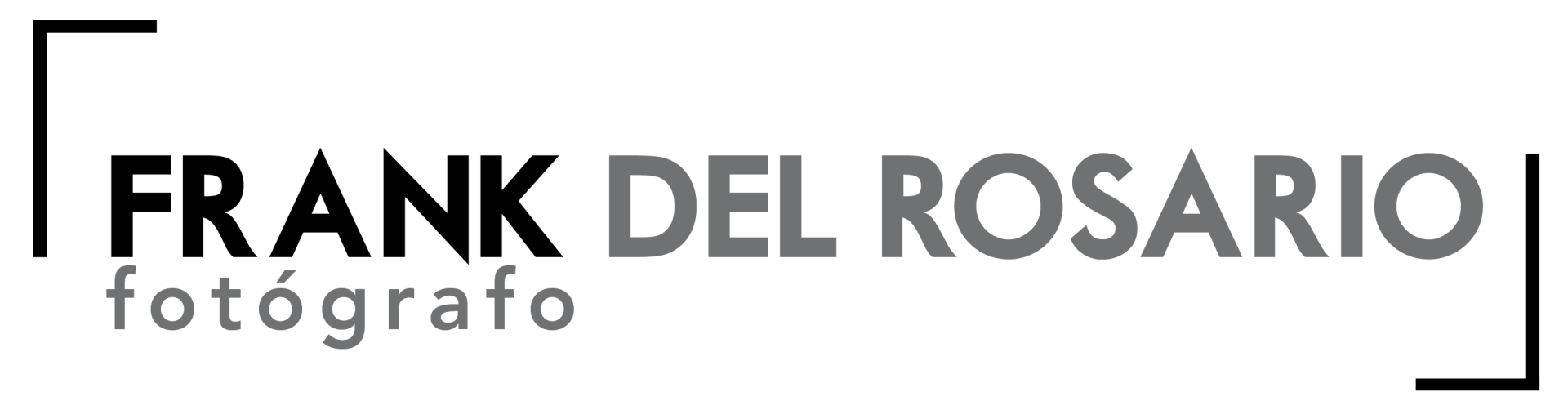 Frank Del Rosario Fotografo Logo